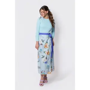 Leila Skirt (Mint Ground)