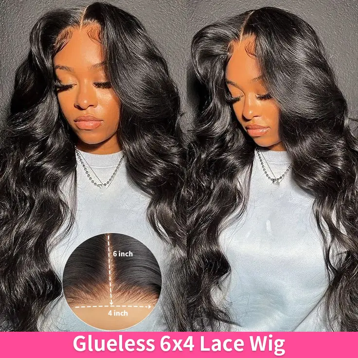 Glueless 6x4 Body Wave