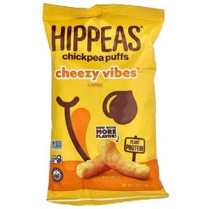 Hippeas Chickpea Puffs, Cheezy Vibes™, 4 oz (113 g) Hippeas Chickpea Puffs, Cheezy Vibes™, 4 oz (113 g)