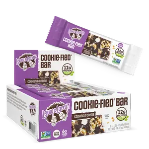 Lenny & Larry's The Complete Cookie-Fied Bar, Plant-Based Protein, Cookies & Creme, 9 ct