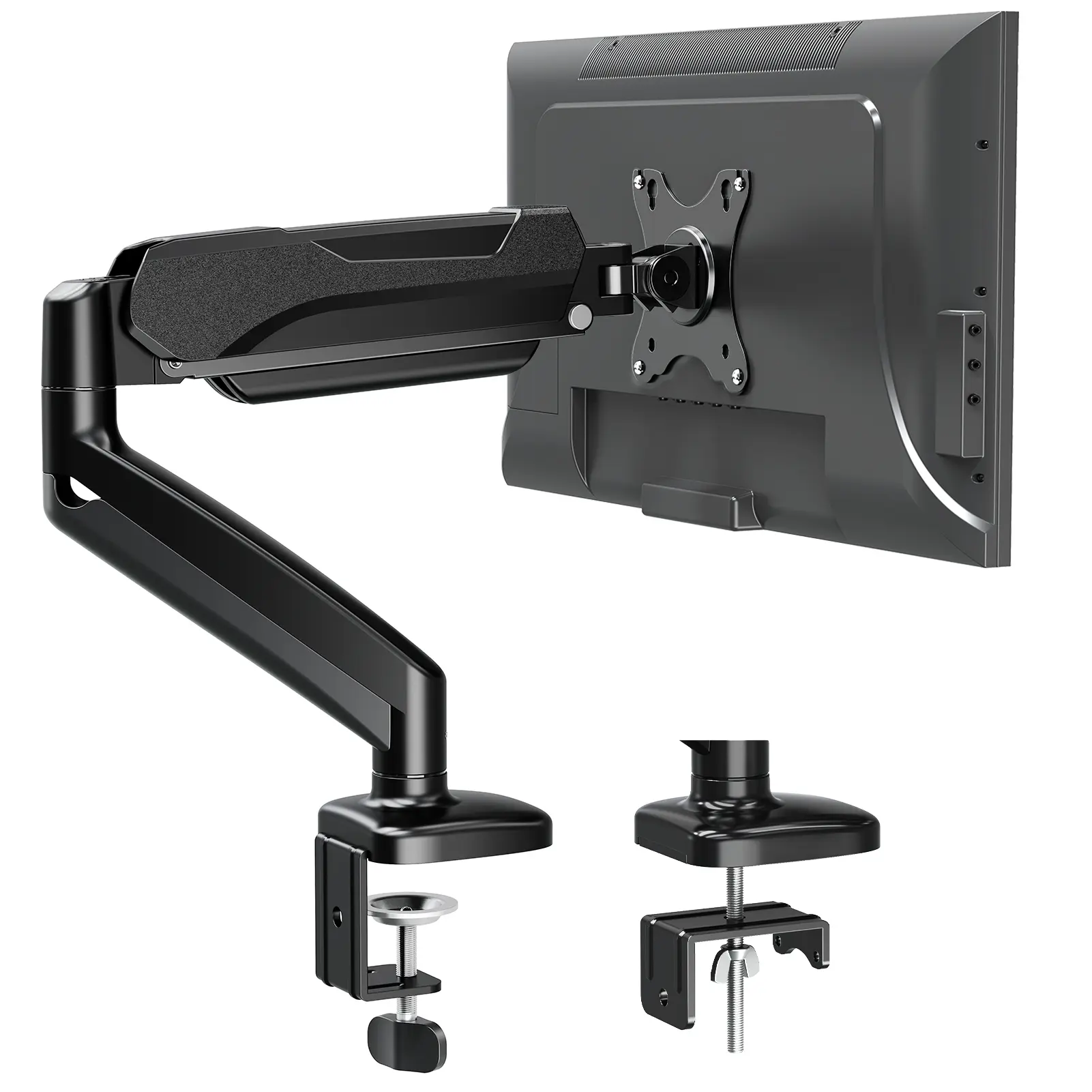 Gas Spring Adjustable Single Monitor Desk Mount for 13"-32" Screens | Upgrade Your Desk