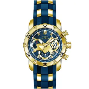 Invicta   Pro Diver Quartz 3 Hand Dial Watch for Men , Blue