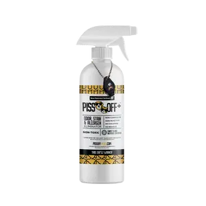 32 Oz. Spray Bottle PISS OFF+ All-Purpose Odor, Stain and Allergen Eliminator with LEO Light