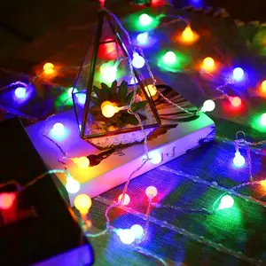 LEONLITE HOLIDAY DECORATION CHROMATIC GLOBE FAIRY STRING LIGHTS (RGB) - PLUG-IN