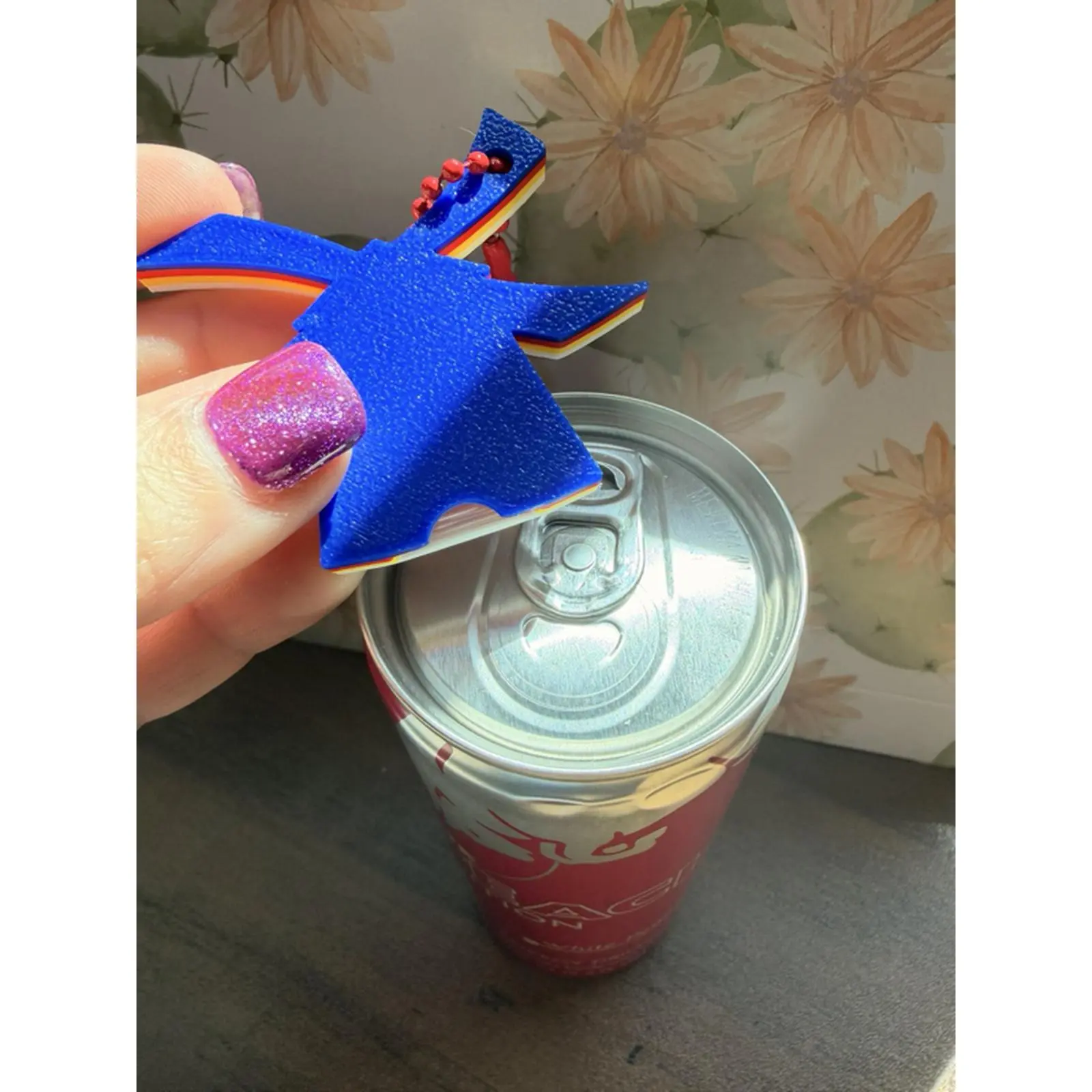 Dutch Bros Can Tab Opener - Windmill Design for Easy Opening - Perfect for Beverages & Drinks | 3d printed