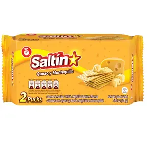 GALLETA SALTIN - QUESO Y MANTEQUILLA - 2 PACKS - 225 GRS