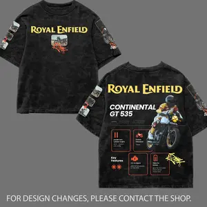 Royal Enfield Washed Tshirt Biker Vintage Racing Streetwear, Motorcycle Graphic Hoodie Unisex, Designed for Motor Fans, Sportbike Culture, Speed Lovers & Urban Motorbike Style
