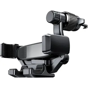 Car Phone Holder Vent Phone Mount, Never Blocking Air Vent Clip Cellphone Holder Compatible with iPhone 17 16 15 14 13 12 Pro Max Mini Plus, iPhone 11 SE XS XR 8 7 6 6S Smartphone, Black