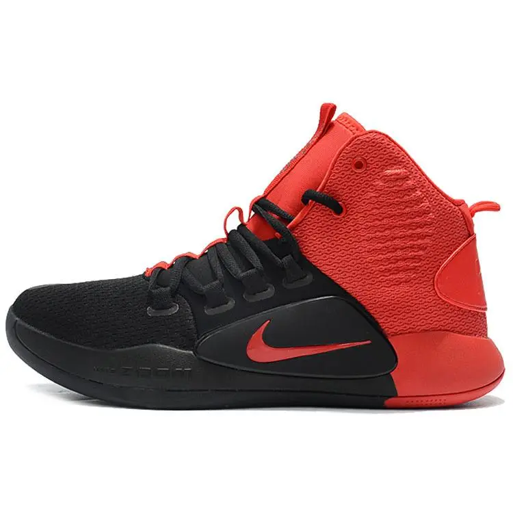 Nike Hyperdunk X Ep HD2018 Black Red High Top Basketball Shoes Men's AO7890-600