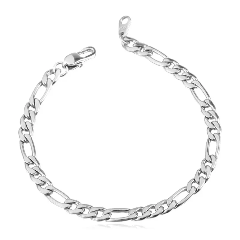 5mm-Figaro Chain-Steel