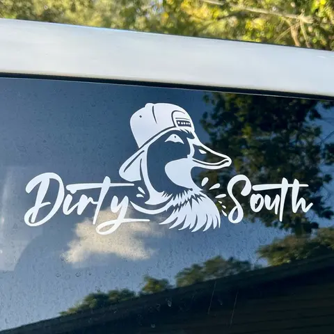 DirtySouth Duck Decal- Multiple Colors and Sizes!!