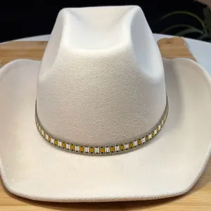Loomed Seed Bead Tila and Bugle Bead Geometric Hatband