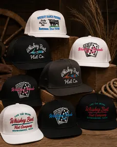 [ Combo Buy 2 For 1 Price ] Whiskey Bent Hat Co., Western Threads & Whiskey Ranch Feeders Embroidered Trucker Hats – Brownsboro Texas Western Snapback Collection