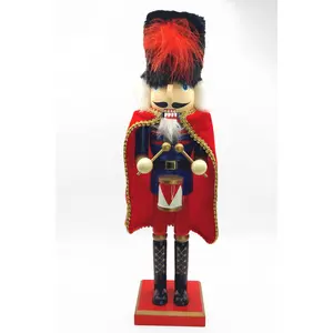Wooden Royal Drummer Nutcracker Wizardi F07M6-8A
