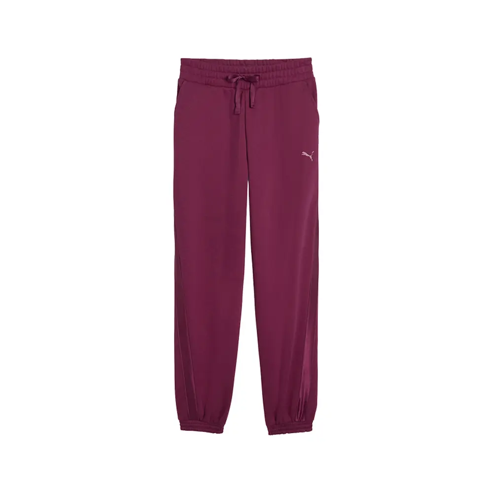 PUMA Womens Essentials Elevated Satin Sweatpants Casual - Pink