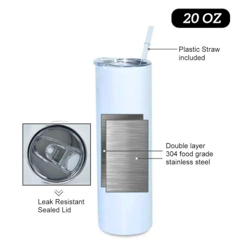 CHIIEFS 20oz Skinny Tumbler Wrap, Sport Mascot Tumbler Seamless Design, 20oz Sublimation Tumbler