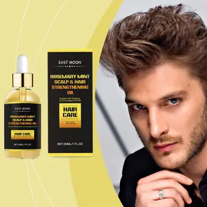 Men's Hair Thickening Oil for Waves, Nourishing Styling Oil for Clean, Voluminous and Smooth Hair, Strengthens Hair, Hair Care Solution for Men