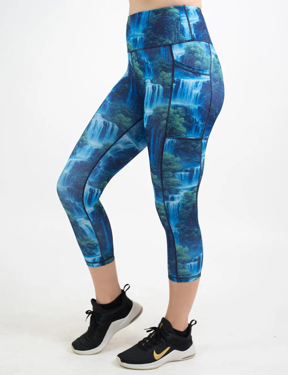 CVG Cascade Leggings - Women's High Waist Activewear, Fitness Training Pant, Gym Exercise Activewear, Gymwear Workout, Female Gym Clothes
