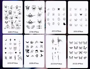New Finger-Style Small Herbal Tattoo Stickers — Sweet, Cool, Sexy Hot‑Girl Style, Unique Mini Patterns, Couples’ Wrist Stickers