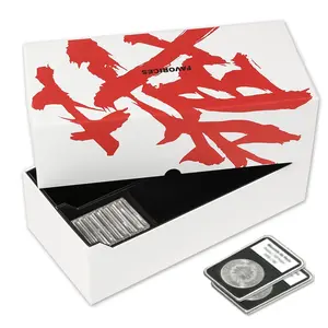 Coin Slab Storage Box Fit For Intercept Shield 50 Intercept PCGS NGC Coin Holder -1PC white&red