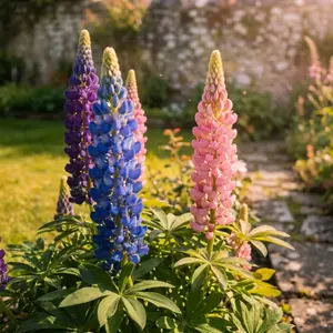 Rare Lupin Flower Seeds, Lupine Seeds for Planting, Hardy Perennial Flower Seeds for Outdoor Indoor Gardening, Attract Pollinators Beautiful Blooms Year After Year