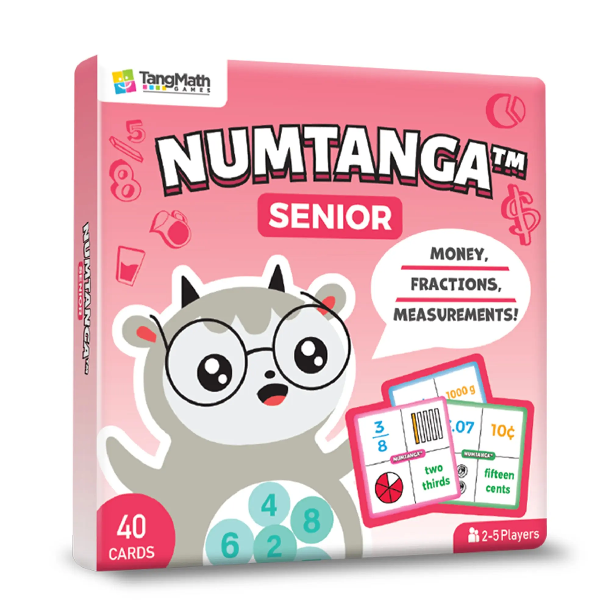 NumTanga SR: A Card Game for Math Skills that Strengthens Understanding of Money Fractions and Measurement