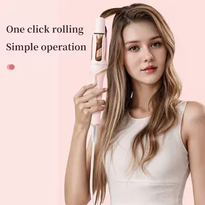 2 in 1 Curling Wand Set Automatic Hair Crimper for Women, Fast Heating Hair Wand Curler in All Hair Type with Gloves, Best Gift for Women Comfort assisted nordic curl machine marcel curling iron