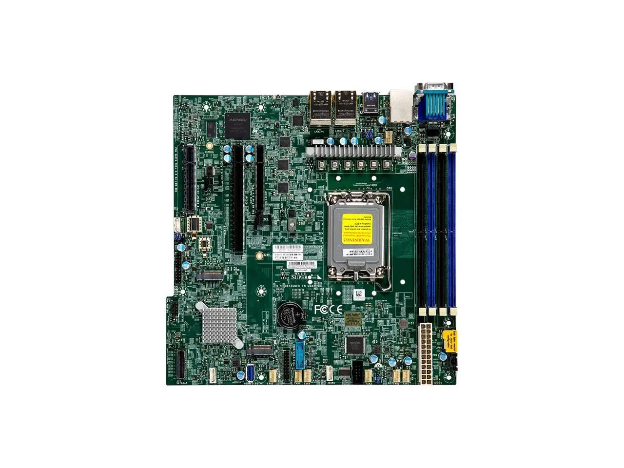 Supermicro MBD-X13SCH-LN4F-O, Intel  LGA-1700 Single Socket mATX Server Motherboard