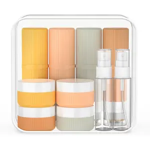 16 Pack Travel Bottles for Toiletries, TSA Approved 3 oz/ 90 ml Travel Containers, Hangable Leak Proof  Refillable Accessories for Shampoo, Conditioner, Lotion, Assorted Colors