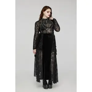Nightfall Vampire Velvet Skirt