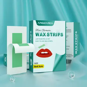 70pcs Body Hair Removal Wax Strips, Bikini Hair Removal Kit for Facial and Intimate Skin Areas, Contains 70 Wax Strips and Clear Wax Wipes, Fast Hair Removal, Low Irritation, Suitable for All Skin Types. Cream Smooth