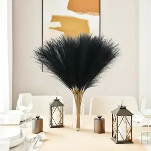 Faux Pampas Grass Bundle, 21pcs/set 55cm Artificial Plant, Lush Vase Filler, Home Decor, Decorative Fake Plant, Faux Plants, Enhance Kitchen & Home Aesthetics Plant