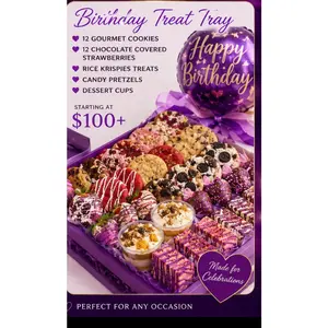 Birthday treat tray