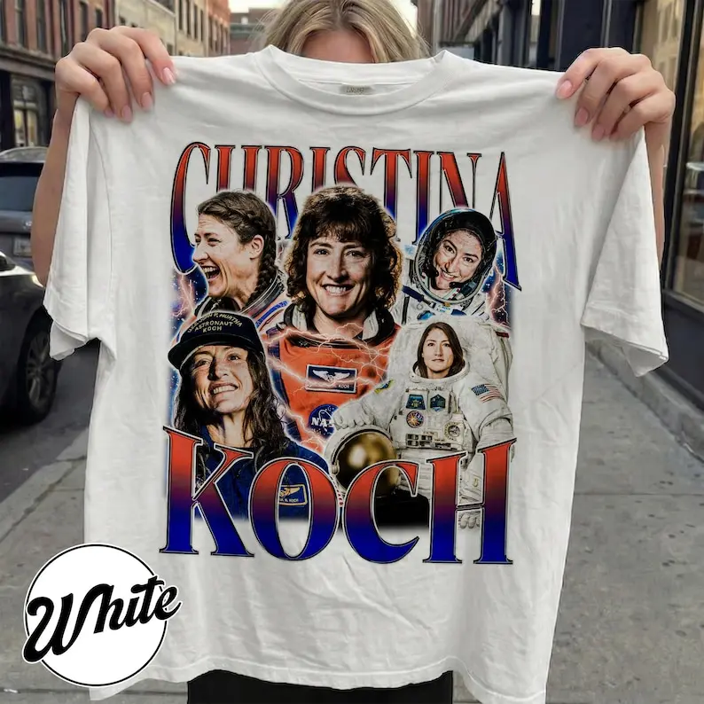 Christina Koch Artemis II Bootleg Rap Style Vintage Shirt