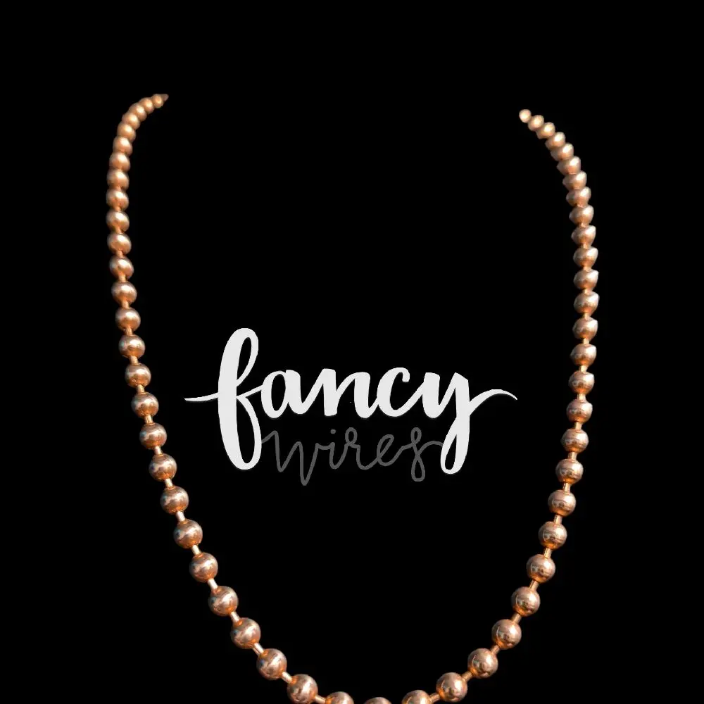 6mm Pure Copper Ball Chain 6mm Pure Copper Ball Chain