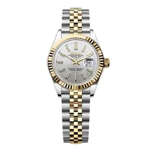KenaTempo Datejust-style – Silver Gold Dial | NH35 Automatic