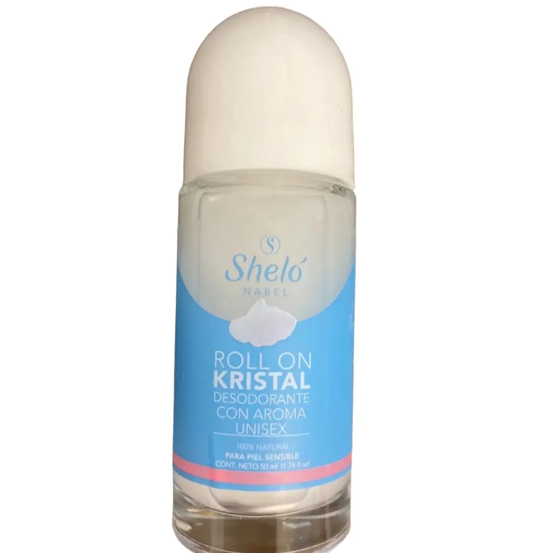 Shelo Nabel Unisex Roll On Kristal Deodorant Natural Scent Fir Sensitive Skin 50ML (1.76 fl oz)  Body Care