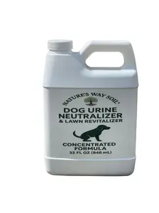 Dog Urine Neutralizer & Lawn Revitalizer –32 Ounce | Pet-Safe Grass Repair Spray for Yellow Spots | Odor Eliminator & Soil Reviver | Nature’s Way Soil