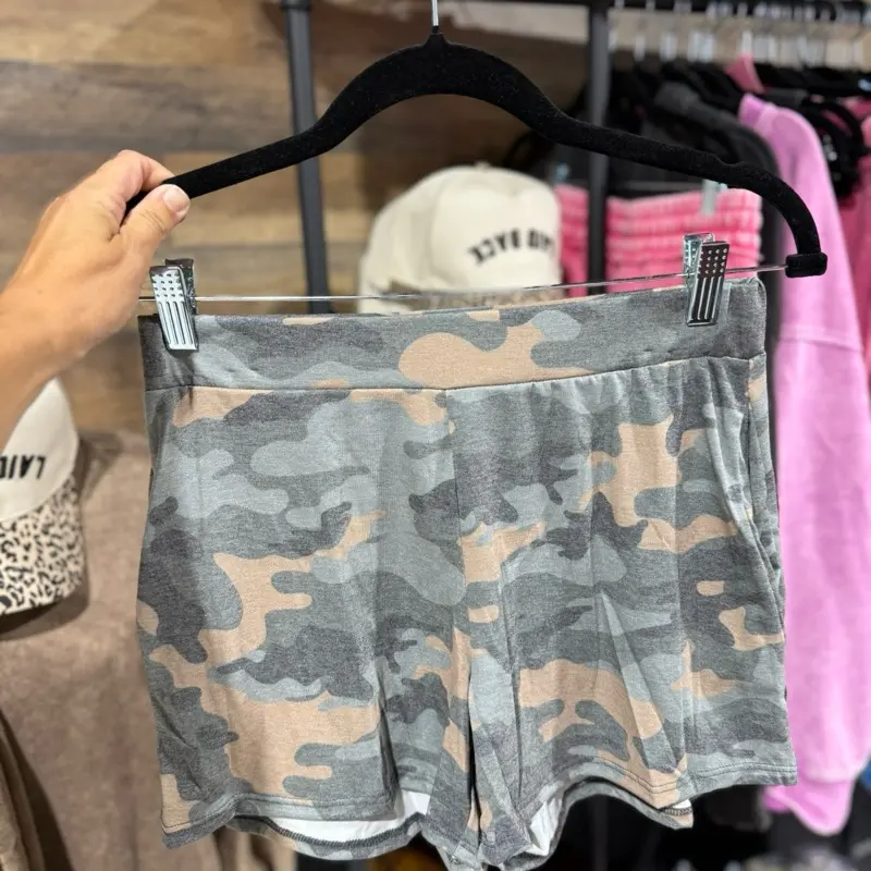 LBB camo shorts