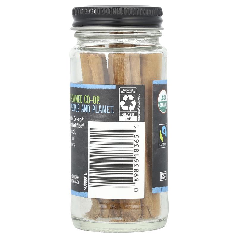 Frontier Co-op Organic Ceylon Cinnamon Sticks, 0.6 oz (17 g)