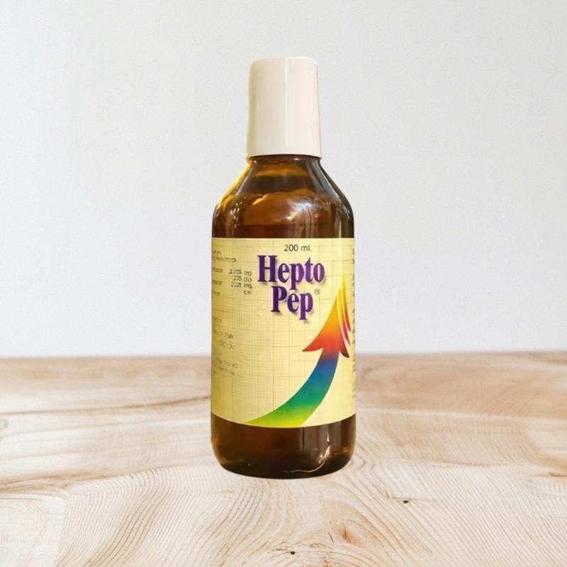 Hepto Pep Multivitamin Supplement 200ml for Support and Health Dietary