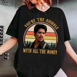 La Bamba Movie Shirt, Ritchie Valens You’re The As*hole With Money Quote Tee, Vintage Retro Film Graphic T Shirt Sweatshirt Hoodie, Classic Music Biopic Fan Apparel Gift For Men Women