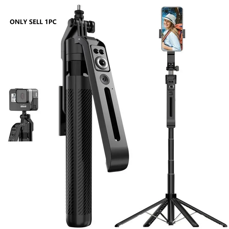 360 Rotation Following Shooting Mode Gimbal Stabilizer Selfie Stick Tripod Gimbal For Smartphone Live Photography