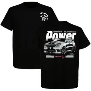 Dodge Durango SRT Hellcat Power Shirt, Mopar Muscle SUV & HEMI Engine Graphic Tee, Car Enthusiasts, Streetwear, Gift For Men, Menswear, Full Size