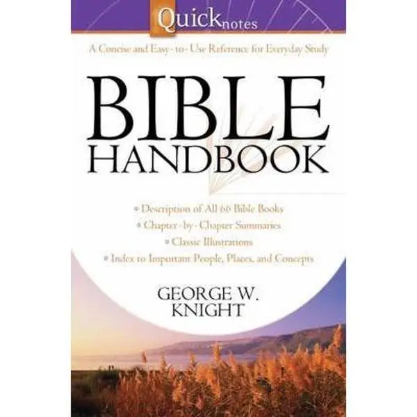 USED Book - Quicknotes Bible Handbook by George W. Knight (Paperback) - english
