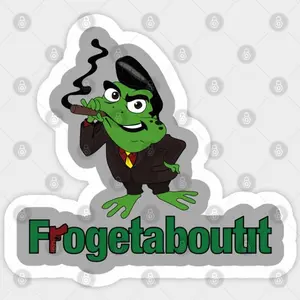 Funny Frog Wordplay Meme Vinyl Decal Sticker - 3FT, Multi-Size, Vibrant Layers, Outdoor-Use Vinyl Material, Funny Memes, for Car Windows, Office Stationery Labels