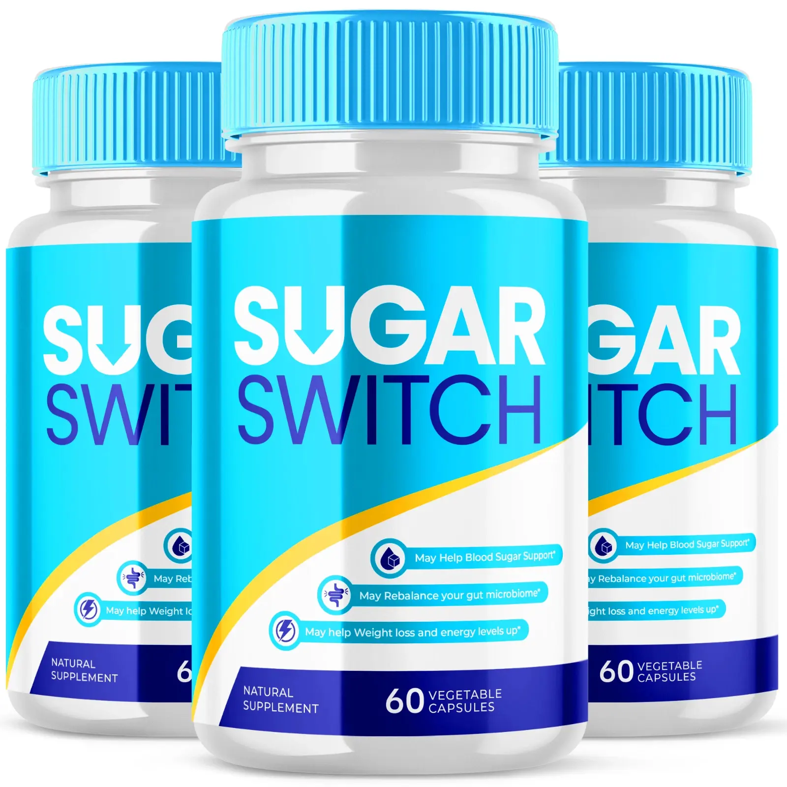 Sugaar Switch Boosts Energy and Supports Blood Health (3 Pack)