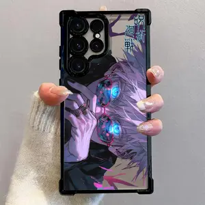Anime J-Jujutsus K-Kaisen Cellphone Case Suitable for Samsung Galaxy S26 S25 S24 A57 A37 A07 A26 A36 A55 A35 A06 A16 A05 A14 A24 A34 A54 A15 A05S A25 A04e A04 S23 S22 S21 FE Ultra Plus Edge 4G 5G Protective Anti Fall Protection Transparent Soft Back Cover