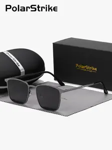 1 Pair PolarStrike Unisex Full Frame Square Frame Sun Protective Sunglasses Simple design, effortless wear UV400