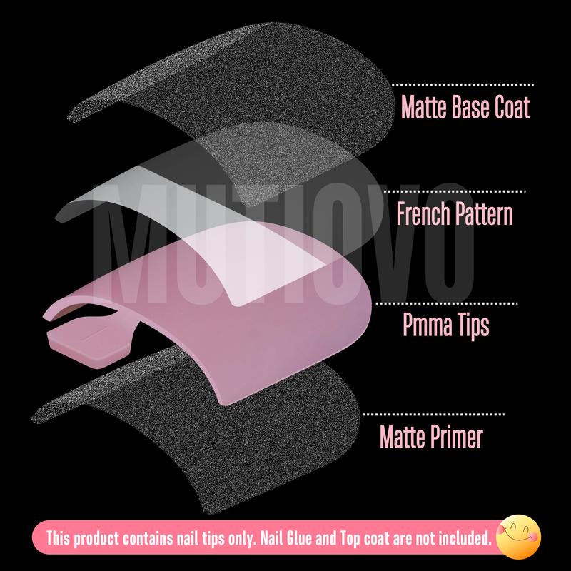 MUTIOVO French Tip Toe Nail Tips Press on Sharp Square Pre-Designed Soft Gel False Toenail Extension BERRY PINK Pre-applied Tip Primer Base Coat Full Cover Acrylic for DIY x 15 Sizes 240 pcs NO GLUE TOP COAT AND LAMP INCLUDED - Outdoorfun